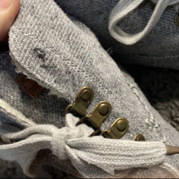 WOMAN SIZE 8 TOMS GRAY BOOTIES - Picture 5 of 7